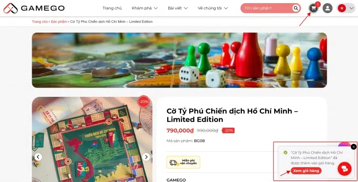 Hướng dẫn mua hàng và thanh toán trên website Game Go