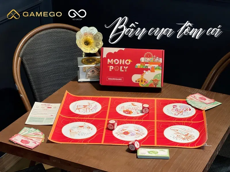 Giải pháp đổi mới thiết kế bầu cua tôm cá của Gamego