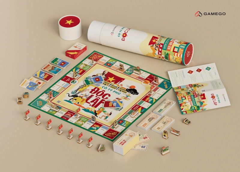 Board game 30/4: Cờ Tỷ Phú Độc Lập – Một ván cờ, cả hành trình lịch sử