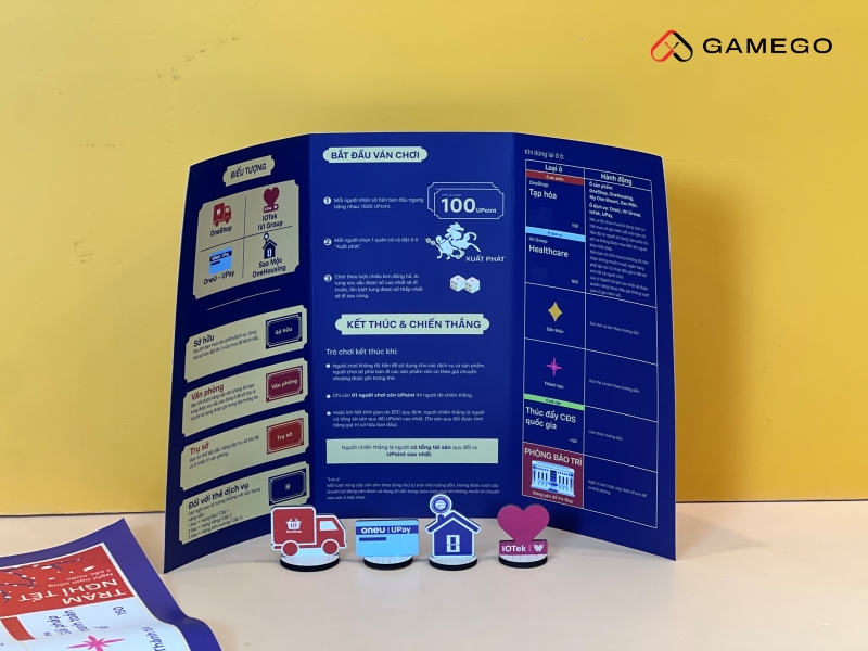 Sử dụng gam màu xanh dương chủ đạo trẻ trung và hiện đại